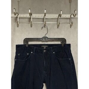 Banana Republic Pants Men 34x34 Blue Pima Cotton Pinwale Corduroy Velvet Casual